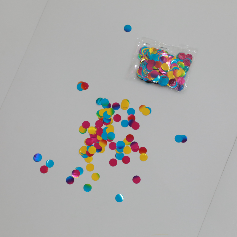 Färgglad konfetti